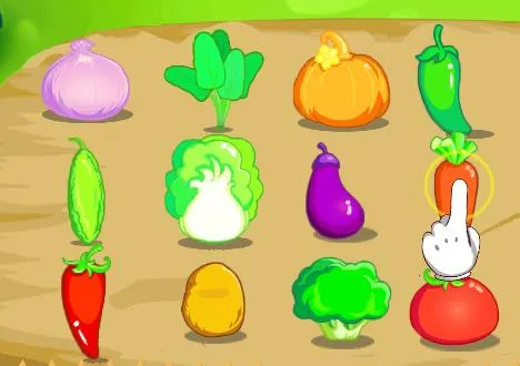 儿童认蔬菜 儿童认蔬菜