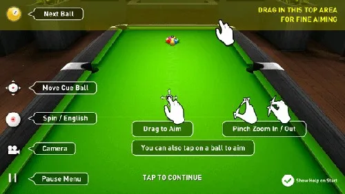 真实台球3d破解版内置菜单 真实台球3d破解版内置菜单