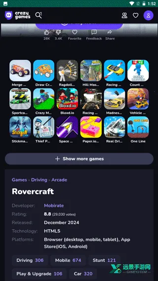 CrazyGames(��Ϸ����ƽ̨)