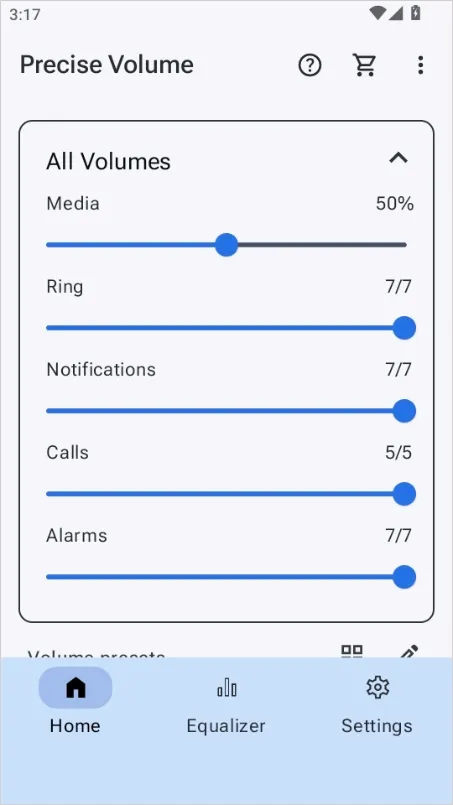 precise volume����